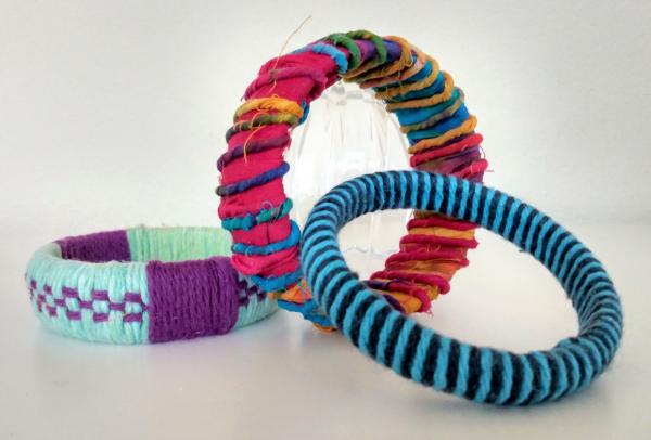 Image for event: Create Your Own Yarn Wrapped Bangle Bracelet